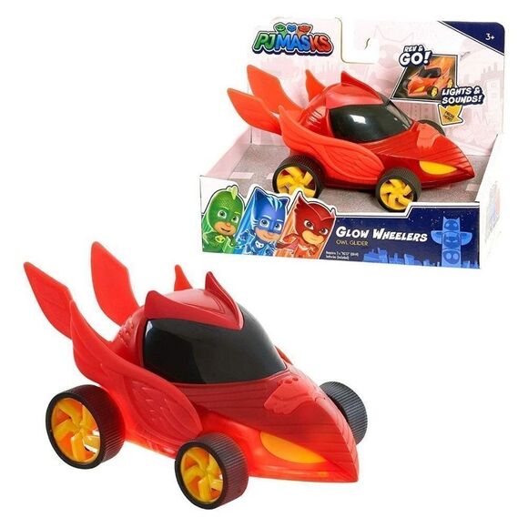 PJ Masks Glow Wheelers Owl Glider and Gekko Mobile Vehicles Toys NEW - Picture 3 of 10